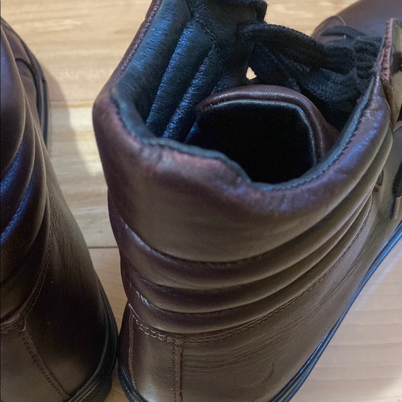 Rudsak Burgundy Leather High-Top Sneakers - Picture 5 of 17